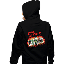 Load image into Gallery viewer, Daily_Deal_Shirts Zippered Hoodies, Unisex / Small / Black The Sinisters