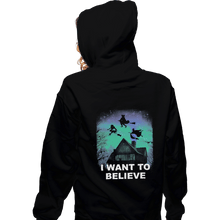 Load image into Gallery viewer, Shirts Zippered Hoodies, Unisex / Small / Black Believe In Magic