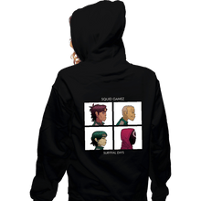 Load image into Gallery viewer, Daily_Deal_Shirts Zippered Hoodies, Unisex / Small / Black Squid Gamez