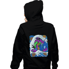 Load image into Gallery viewer, Shirts Pullover Hoodies, Unisex / Small / Black Eva-01 Wave