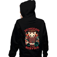 Load image into Gallery viewer, Daily_Deal_Shirts Zippered Hoodies, Unisex / Small / Black Dungeon Master's Call