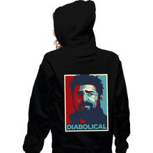 Load image into Gallery viewer, Daily_Deal_Shirts Zippered Hoodies, Unisex / Small / Black Diabolical