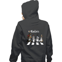 Load image into Gallery viewer, Daily_Deal_Shirts Zippered Hoodies, Unisex / Small / Dark Heather The Knights Road