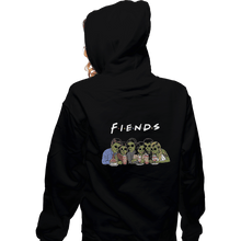 Load image into Gallery viewer, Shirts Zippered Hoodies, Unisex / Small / Black Fiends
