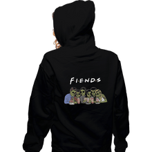 Load image into Gallery viewer, Shirts Zippered Hoodies, Unisex / Small / Black Fiends
