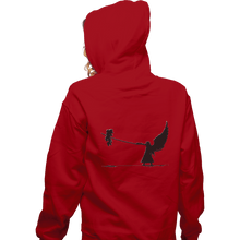 Load image into Gallery viewer, Shirts Zippered Hoodies, Unisex / Small / Red Despair