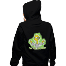 Load image into Gallery viewer, Shirts Zippered Hoodies, Unisex / Small / Black I Bring You Love
