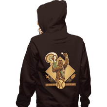 Load image into Gallery viewer, Shirts Zippered Hoodies, Unisex / Small / Dark Chocolate Shiny Repair Service