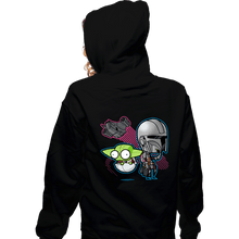 Load image into Gallery viewer, Shirts Zippered Hoodies, Unisex / Small / Black Zim Djarin