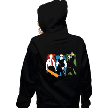 Load image into Gallery viewer, Secret_Shirts Zippered Hoodies, Unisex / Small / Black Blood And Ice Cream