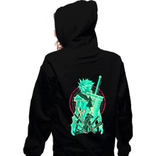 Load image into Gallery viewer, Daily_Deal_Shirts Zippered Hoodies, Unisex / Small / Black Midgar's Maverick