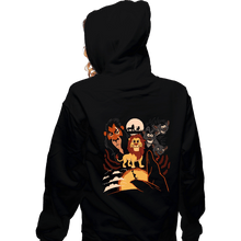 Load image into Gallery viewer, Shirts Zippered Hoodies, Unisex / Small / Black Rise Of The King
