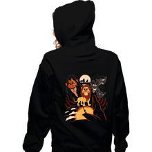 Load image into Gallery viewer, Shirts Zippered Hoodies, Unisex / Small / Black Rise Of The King