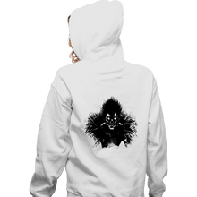 Load image into Gallery viewer, Shirts Zippered Hoodies, Unisex / Small / White Bored Shinigami