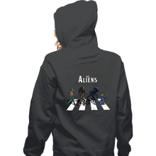 Load image into Gallery viewer, Daily_Deal_Shirts Zippered Hoodies, Unisex / Small / Dark Heather The Aliens