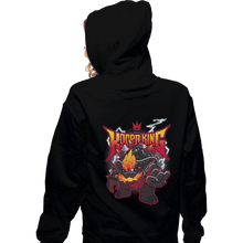 Load image into Gallery viewer, Shirts Zippered Hoodies, Unisex / Small / Black Metalknight