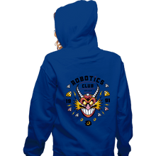 Load image into Gallery viewer, Shirts Zippered Hoodies, Unisex / Small / Royal Blue The Robotics Club