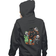 Load image into Gallery viewer, Shirts Pullover Hoodies, Unisex / Small / Charcoal Nightmare Tree