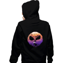 Load image into Gallery viewer, Shirts Zippered Hoodies, Unisex / Small / Black Skellington Night