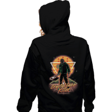 Load image into Gallery viewer, Shirts Zippered Hoodies, Unisex / Small / Black Retro Camper Killer
