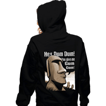 Load image into Gallery viewer, Daily_Deal_Shirts Zippered Hoodies, Unisex / Small / Black Hey Dum Dum