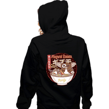 Load image into Gallery viewer, Shirts Zippered Hoodies, Unisex / Small / Black Mogwai Night Ramen