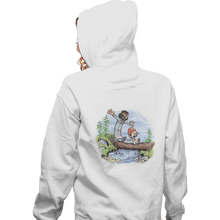 Load image into Gallery viewer, Daily_Deal_Shirts Zippered Hoodies, Unisex / Small / White Crossing The Blunt Bridge
