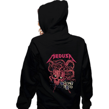 Load image into Gallery viewer, Shirts Zippered Hoodies, Unisex / Small / Black Medusa
