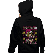 Load image into Gallery viewer, Daily_Deal_Shirts Zippered Hoodies, Unisex / Small / Black Time To Yule