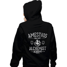 Load image into Gallery viewer, Shirts Zippered Hoodies, Unisex / Small / Black Alchemy Academy
