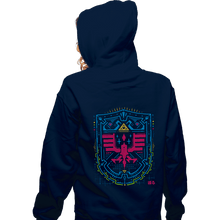 Load image into Gallery viewer, Daily_Deal_Shirts Zippered Hoodies, Unisex / Small / Navy To Protect You
