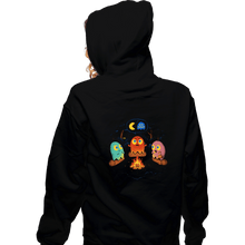Load image into Gallery viewer, Secret_Shirts Zippered Hoodies, Unisex / Small / Black Spooky Ghost Stories