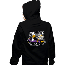 Load image into Gallery viewer, Daily_Deal_Shirts Zippered Hoodies, Unisex / Small / Black Wacky Race
