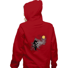 Load image into Gallery viewer, Shirts Zippered Hoodies, Unisex / Small / Red Saiyan With Balloon