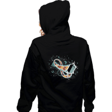 Load image into Gallery viewer, Shirts Zippered Hoodies, Unisex / Small / Black Time Loops
