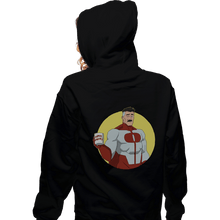 Load image into Gallery viewer, Daily_Deal_Shirts Zippered Hoodies, Unisex / Small / Black Superdad No 1