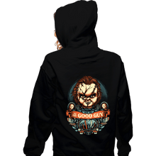 Load image into Gallery viewer, Shirts Zippered Hoodies, Unisex / Small / Black Say Hi To The Good Guy