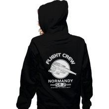 Load image into Gallery viewer, Shirts Pullover Hoodies, Unisex / Small / Black Normandy Flight Crew