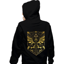 Load image into Gallery viewer, Daily_Deal_Shirts Zippered Hoodies, Unisex / Small / Black Cyber Z Legend