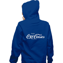 Load image into Gallery viewer, Shirts Zippered Hoodies, Unisex / Small / Royal Blue Cryogenics