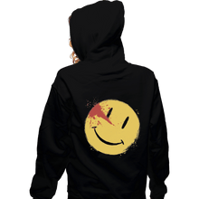 Load image into Gallery viewer, Shirts Pullover Hoodies, Unisex / Small / Black Bloody Smile