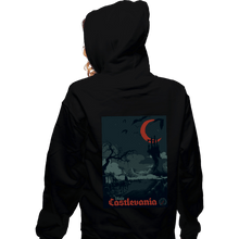 Load image into Gallery viewer, Secret_Shirts Zippered Hoodies, Unisex / Small / Black Visit Castlevania