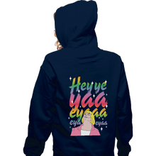 Load image into Gallery viewer, Shirts Pullover Hoodies, Unisex / Small / Navy Heyyeyaaeyaaaeyaeyaa