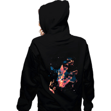 Load image into Gallery viewer, Daily_Deal_Shirts Zippered Hoodies, Unisex / Small / Black Cat Pillars Of Creation