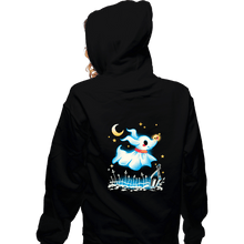 Load image into Gallery viewer, Daily_Deal_Shirts Zippered Hoodies, Unisex / Small / Black Ghost Dog