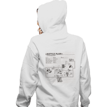 Load image into Gallery viewer, Shirts Zippered Hoodies, Unisex / Small / White Battle Plan