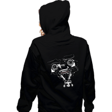 Load image into Gallery viewer, Secret_Shirts Zippered Hoodies, Unisex / Small / Black Johnny