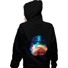 Load image into Gallery viewer, Daily_Deal_Shirts Zippered Hoodies, Unisex / Small / Black Galactic Stormtrooper