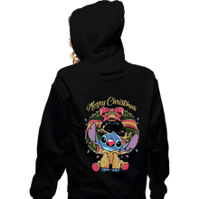 Load image into Gallery viewer, Daily_Deal_Shirts Zippered Hoodies, Unisex / Small / Black Stitch Xmas