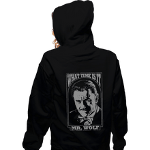 Load image into Gallery viewer, Shirts Zippered Hoodies, Unisex / Small / Black The Wolf